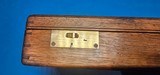 Beautiful Oak Single Barrel Percussion Rifle Case - 5 of 14