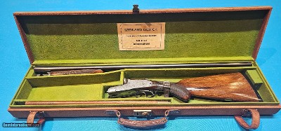 Cased Midland 12 Bore Sidelock, chambered for 2 3/4