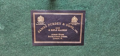 Beautiful Oak & Pigskin Purdey Over & Under English Case - Image 10 of 10