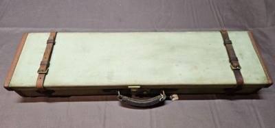 A Vintage Brady O/U Canvas case with Luciano Bosis Label - Image 2 of 9