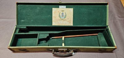 A Vintage Brady O/U Canvas case with Luciano Bosis Label - Image 1 of 9