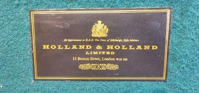 Beautiful Holland & Holland leather SXS case in excellent condition. - Image 8 of 10
