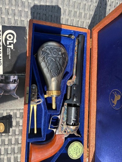 Colt second Generation 1851 Navy Percussion revolver - Image 2 of 3