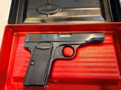 Browning 1910/55 .380 new in box bought in 1964 (original receipt included) Black & red plastic box - Image 1 of 4