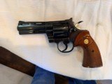 1962 Colt Python 4" Blue as new no box - 2 of 2