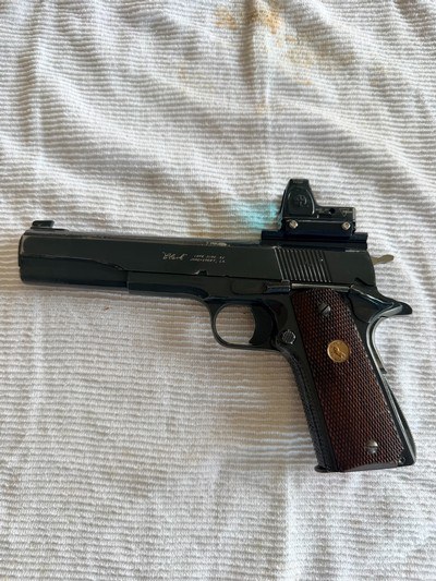 Colt Kit Gun CLARK Longslide bullseye gun built by Clark Shreveport from Colt 