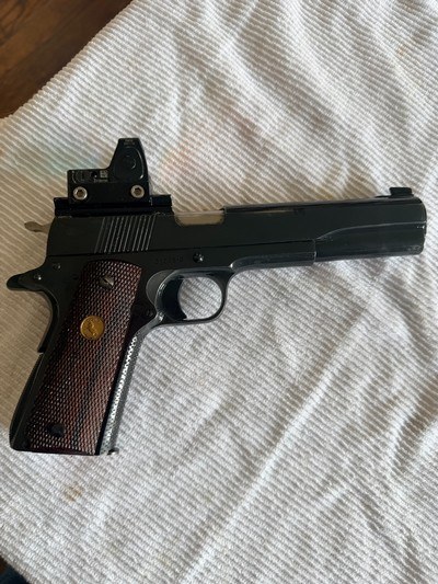 Colt Kit Gun CLARK Longslide bullseye gun built by Clark Shreveport from Colt 