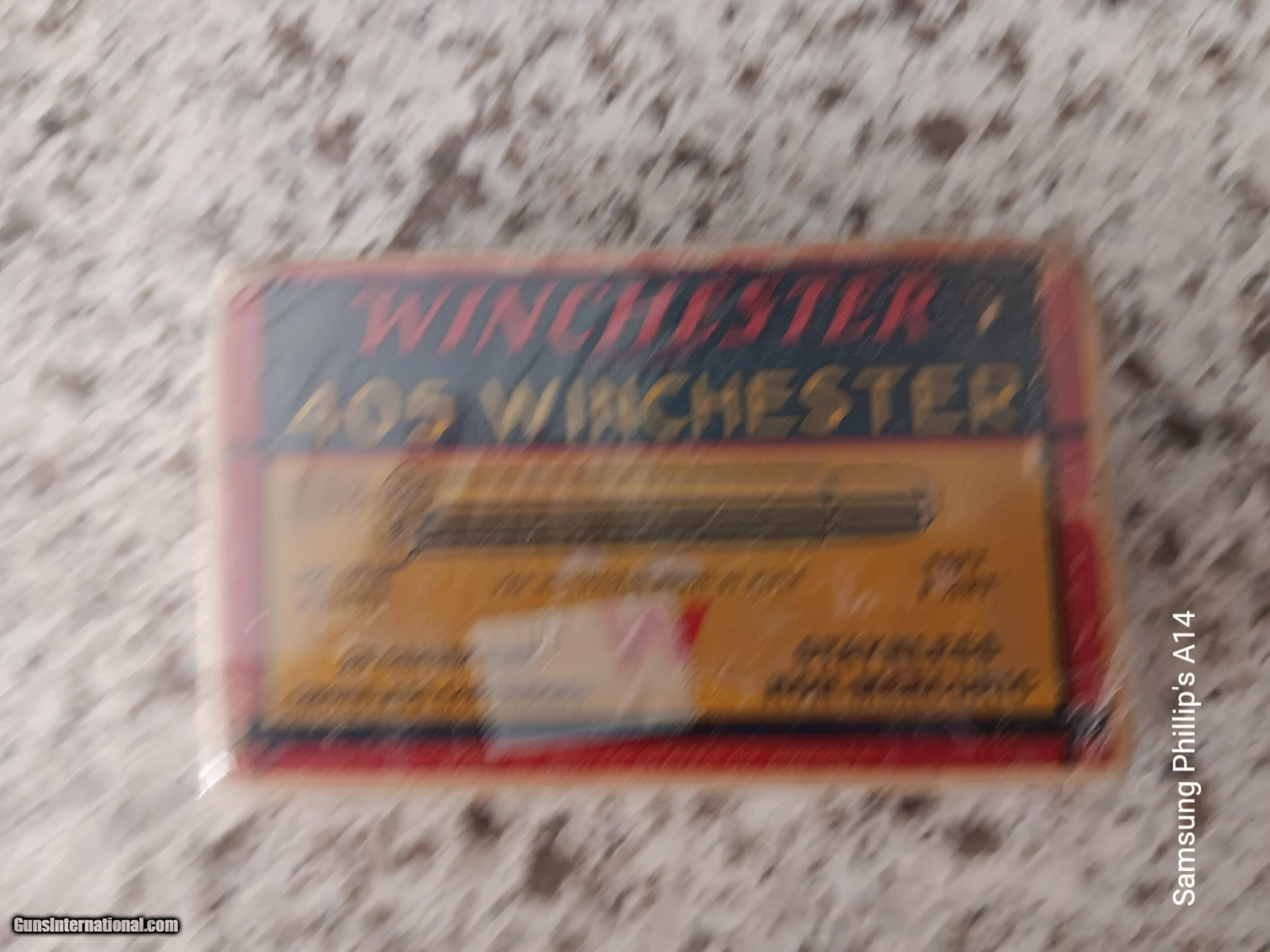 WINCHESTER 405 CALIBER CARTRIDGES for sale