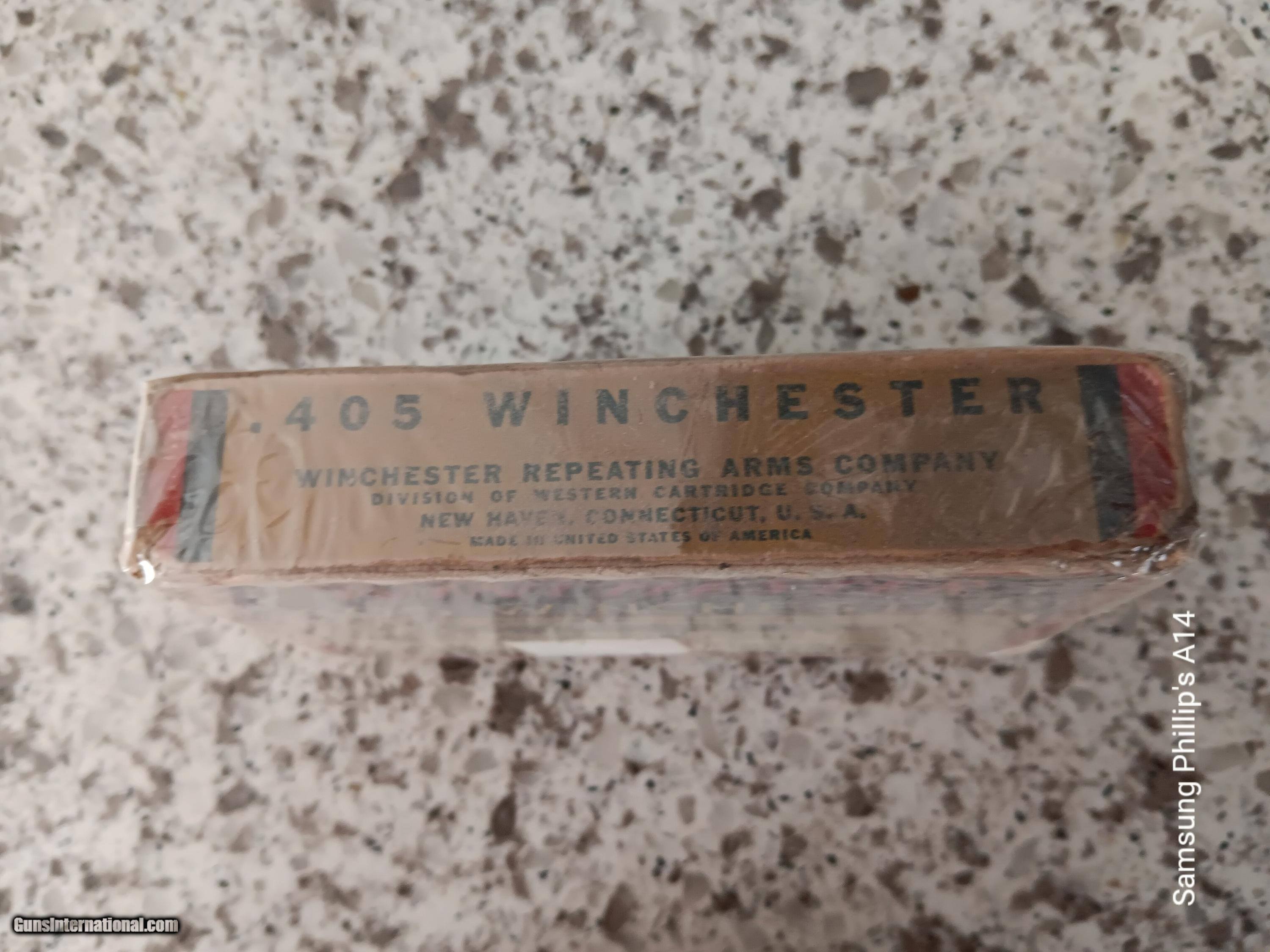 WINCHESTER 405 CALIBER CARTRIDGES for sale