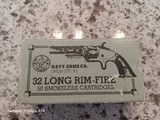 NAVYARMSCO. 32 CALIBER RIM FIRE CARTRIDGES - 1 of 5