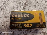 CANUCK 32 LONG RIM FIRE CARTRIDGES - 1 of 6