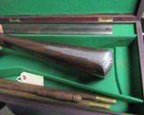 1850's Percussion Cased British Westley Richards Double Barrel Shotgun 16 Bore - 10 of 15