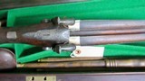 1850's Percussion Cased British Westley Richards Double Barrel Shotgun 16 Bore - 4 of 15