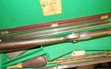 1850's Percussion Cased British Westley Richards Double Barrel Shotgun 16 Bore - 8 of 15