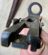 Original WWII Johnson Automatics Model 1941 Semi-Auto Rifle Bayonet & Scabbard - 2 of 12
