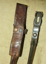 Original WWII Johnson Automatics Model 1941 Semi-Auto Rifle Bayonet & Scabbard - 5 of 12