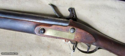 Very Rare Super Untouched Swedish Model 1815 Dog Lock Flint .75 Cal Brass Mounted Musket - Image 4 of 20