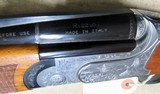Rizzini Aurum Teutonic .410 Over Under Giovanelli Engraved & Signed Cased Boxlock Shotgun - 10 of 19