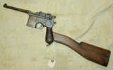 Captured Bring Back WWI Mauser C96 Broomhandle 7.63 Pistol W/ Stock Holster Medals & History - 2 of 20