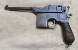 Captured Bring Back WWI Mauser C96 Broomhandle 7.63 Pistol W/ Stock Holster Medals & History - 8 of 20