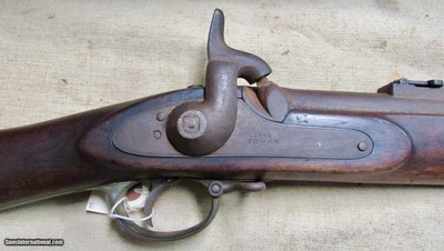 Original Civil War Import British Enfield Pattern 1853 .577 Rifled Musket Tower 1862 Marked