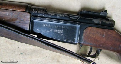 Extremely Rare ALL MATCHING French WWII April 1940 Nazi Marked MAS Mle. 1936 Rifle - Image 4 of 20