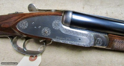 Super Renato Gamba Mannlicher Model London Coin Finish 20 Gauge Double Barrel Shotgun 1979