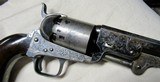 Beautiful Engraved Cased Presentation Colt Model 1851 Navy Revolver .36 cal 1855 Gov of Indiana & von Oppen 1859 - 3 of 20