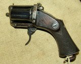 Scarce French Devisme Model 1866 7mm Cartridge Pepperbox Revolver - 1 of 11