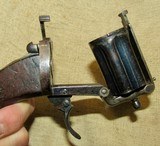 Scarce French Devisme Model 1866 7mm Cartridge Pepperbox Revolver - 9 of 11