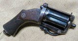 Scarce French Devisme Model 1866 7mm Cartridge Pepperbox Revolver - 4 of 11