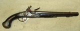 Large Continental Revolutionary War Period Flint Lock Pistol Possibly French or Dutch - 1 of 19