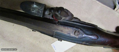 Large Continental Revolutionary War Period Flint Lock Pistol Possibly French or Dutch - Image 6 of 19
