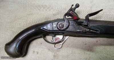 Large Continental Revolutionary War Period Flint Lock Pistol Possibly French or Dutch - Image 2 of 19