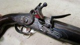 Large Continental Revolutionary War Period Flint Lock Pistol Possibly French or Dutch - 4 of 19