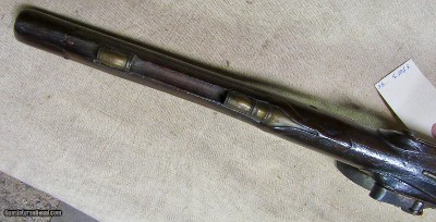 Large Continental Revolutionary War Period Flint Lock Pistol Possibly French or Dutch - Image 13 of 19