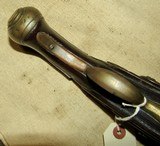 Large Continental Revolutionary War Period Flint Lock Pistol Possibly French or Dutch - 15 of 19