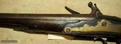 Large Continental Revolutionary War Period Flint Lock Pistol Possibly French or Dutch - Image 10 of 19