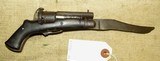 Belgian 5mm Pin Fire Revolver Folding Knife Pistol 1800's - 1 of 13