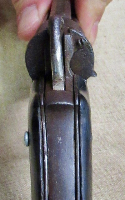 Belgian 5mm Pin Fire Revolver Folding Knife Pistol 1800's - Image 9 of 13