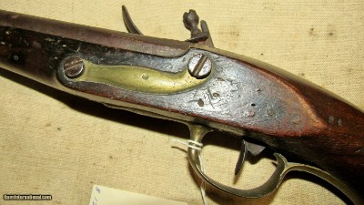 Scarce Italian Flint Lock Military Pistol Early 1800's .70 Caliber Brass Mounted - Image 9 of 16