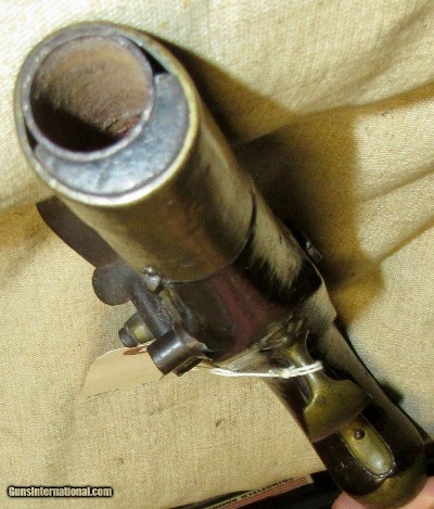Scarce Italian Flint Lock Military Pistol Early 1800's .70 Caliber Brass Mounted - Image 11 of 16