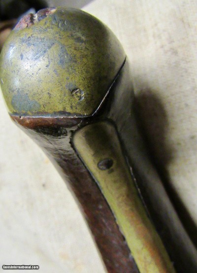 Scarce Italian Flint Lock Military Pistol Early 1800's .70 Caliber Brass Mounted - Image 14 of 16
