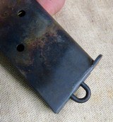 Extremely Rare Springfield Armory WWI Era 1911 .45 ACP Magazine 1916 Rolled Edge Lanyard Loop - 7 of 9