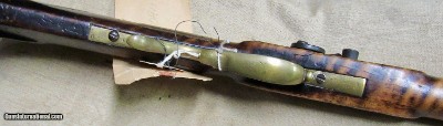 Percussion Jas Golcher Brass Lock .36 Cal Half Stock Hunting Rifle 1850's - Image 9 of 20