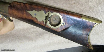 Percussion Jas Golcher Brass Lock .36 Cal Half Stock Hunting Rifle 1850's - Image 20 of 20