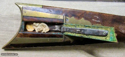 Percussion Jas Golcher Brass Lock .36 Cal Half Stock Hunting Rifle 1850's - Image 19 of 20