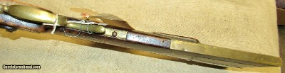 Percussion Jas Golcher Brass Lock .36 Cal Half Stock Hunting Rifle 1850's - Image 11 of 20