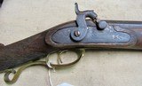 1850's Percussion Half Stock Rifle With Fancy Patchbox .45 cal - 1 of 16
