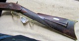 1850's Percussion Half Stock Rifle With Fancy Patchbox .45 cal - 10 of 16